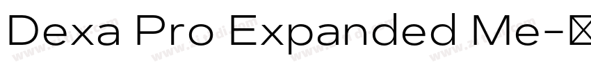 Dexa Pro Expanded Me字体转换